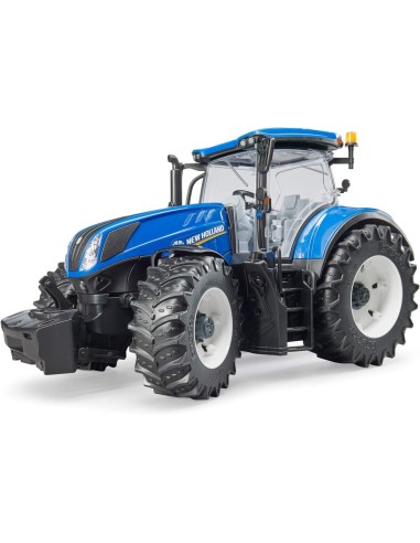 Trattore New Holland T7.315 Bruder, Giocattolo con Caricatore Frontale e Sterzo Innovativo | shop in casa