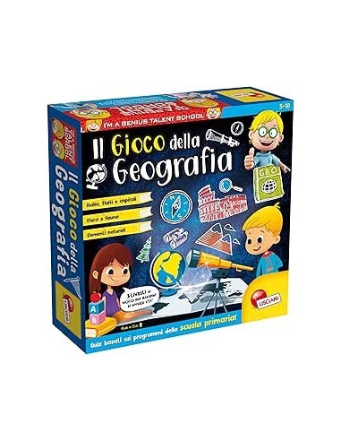 Giro Geo Giochi Educativi - Avventura Quiz Geografici, Gioco di Percorso con 3 Livelli di Difficoltà | shop in casa