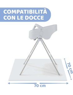 Chicco Bubble Nest Vaschetta per Bagnetto Neonati - Evolutiva e Compatta