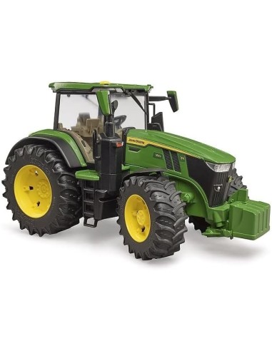 Trattore John Deere 7R 350 Bruder, Trattore con Cofano Apribile e Peso Staccabile | shop in casa