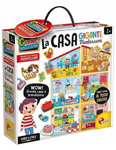 Montessori La Casa Gigante - Gioco Educativo per Manualità e Logica | shop in casa