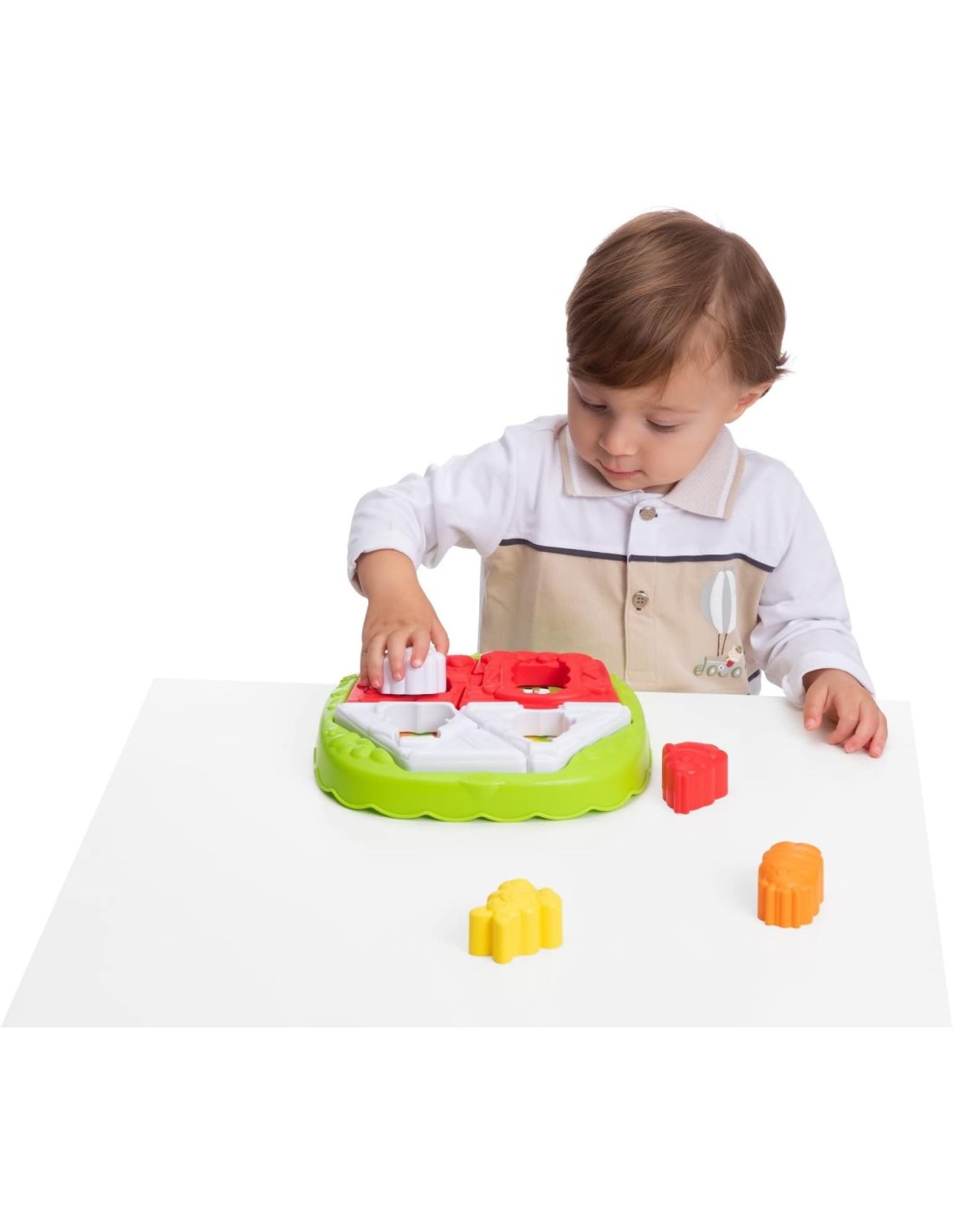 Chicco Puzzle della Fattoria 2in1 - Puzzle e Forme Incastro Educativi per Bambini