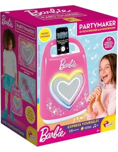 Barbie Party-Partymaker - Speaker e Microfono Bluetooth per Karaoke e Festa