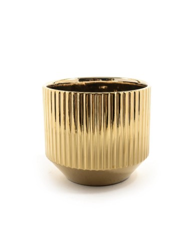 VASO 22824 CERAMICA ORO 18X16,5CM