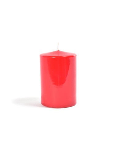 CANDELA 94212 PILLAR LUCIDA ROSSA 10X9CM