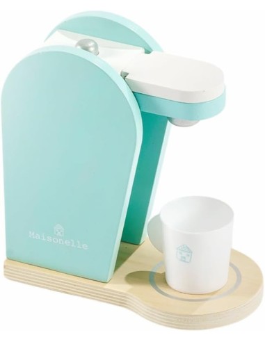 Macchina del Caffè in Legno Giocattolo per Bambini - Set Completo Maisonelle Nature