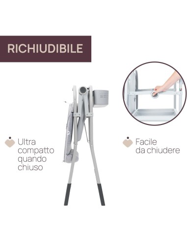 Chicco Cuddle & Bubble Fasciatoio e Vaschetta Neonato - Regolabile e Compatto