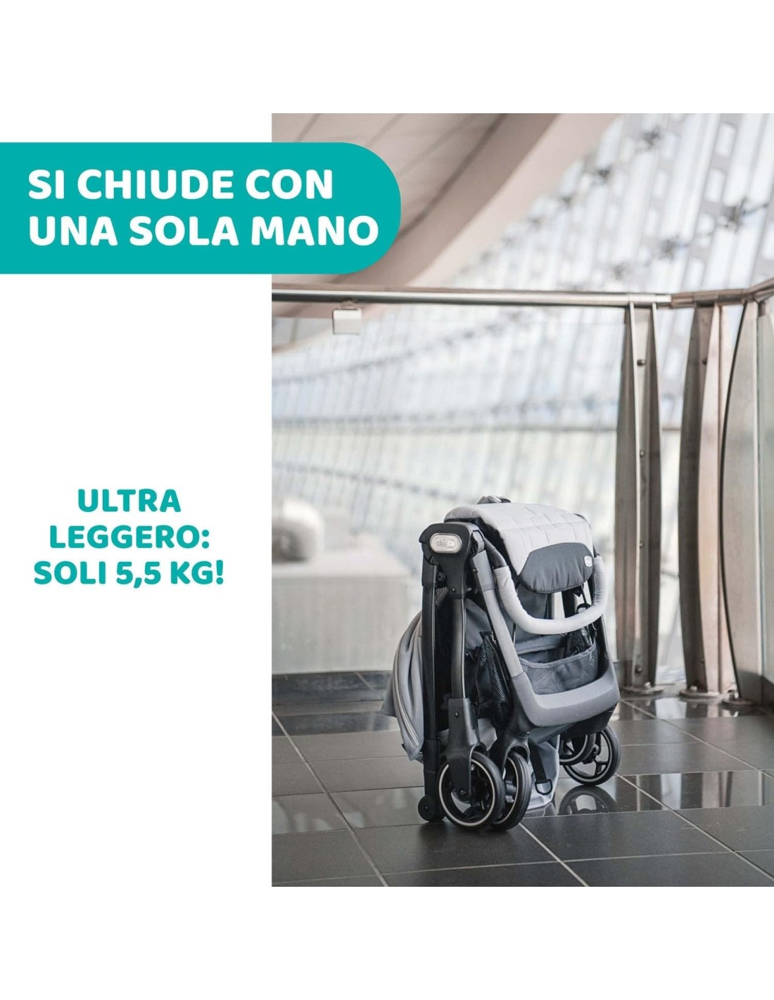 Chicco We Passeggino Leggero e Compatto da 0 Mesi a 22 Kg | shopincasa.it