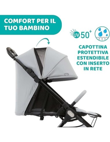 Passeggino Chicco We Leggero e Compatto - Reclinabile e Facile da Chiudere | shopincasa.it