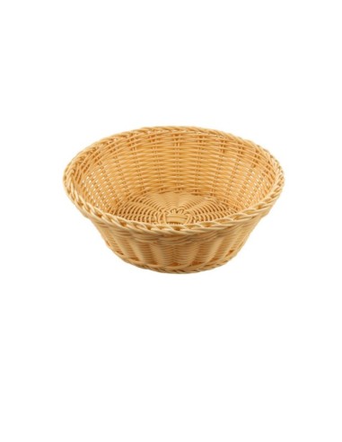 CESTINO PANE TONDO D25CM RATTAN SINTETICO