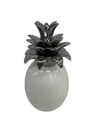 ANANAS 151174 BIANCO OPACO GAMBO ARGENTO 12X23CM