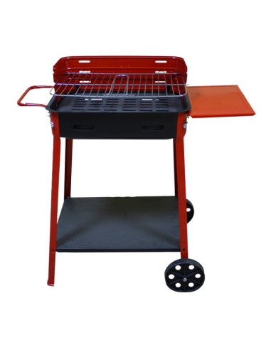 FORNELLO BARBECUE CON RUOTE CARBONELLA 40X60X85CM D'ALUISIO