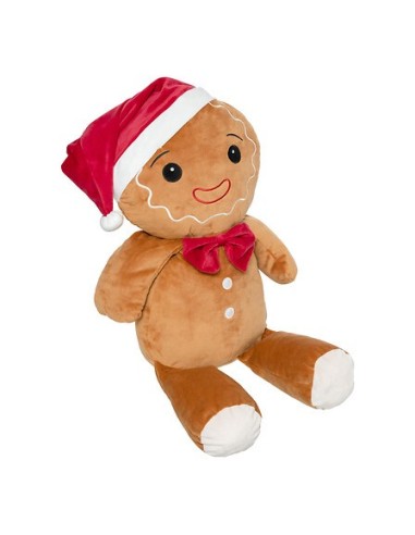 OGGETTISTICA NATALE: vendita online Peluche Pan di Zenzero di Natale H50cm Marrone, Decorazione Morbida e Accogliente, Perfet...