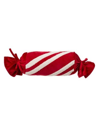 TESSILE: vendita online Cuscino Caramella di Natale 14x30cm in Poliestere, Decorazione Festiva, Accessorio Natalizio Adorabil...