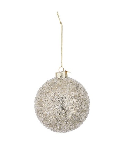 SFERE E PENDAGLI: vendita online Sfera di Natale in Vetro 8cm Symphony Oro, la Magia di Natale per Decorazioni Eleganti in of...