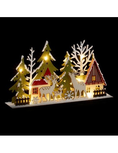 OGGETTISTICA NATALE: vendita online Decorazione Natalizia con Luci 30x6x17 cm in Polywood, Luminosa, Decorazioni per Natale i...