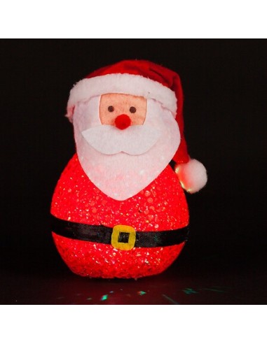 OGGETTISTICA NATALE: vendita online Babbo Natale in PVC, 7x12 cm, Decorazione Natalizia Illumina Tavola e Festività in offerta