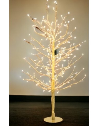 ALBERO 76327 TIGLIO CHAMPAGNE 1120MICROLED BIANCO CALDO 200CM