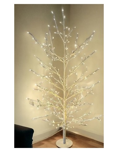 Albero Ramo Tiglio Bianco 120cm con 330 MicroLED FlashLED | Uso Esterno e Interno IP44 | shop in casa