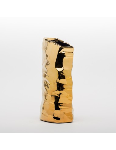 VASO STONE ALTO ORO 11X8X27CM