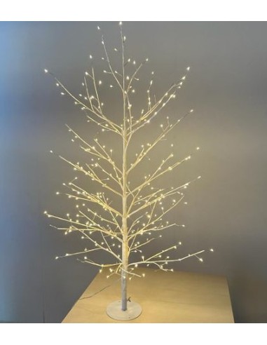 Albero Ramo Tiglio Bianco 60cm con 160 MicroLED FlashLED | IP44 Uso Esterno e Interno | shop in casa