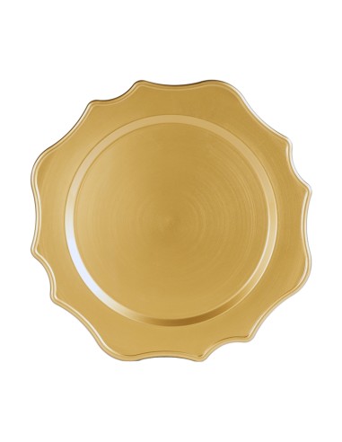 SOTTOPIATTO 139579 ORO D33CM PVC