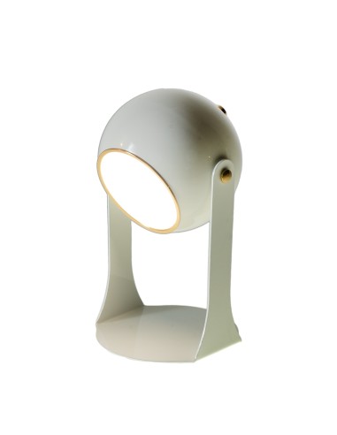 LAMPADA 139913 METALLO BIANCO 12X23CM RICARICABILE