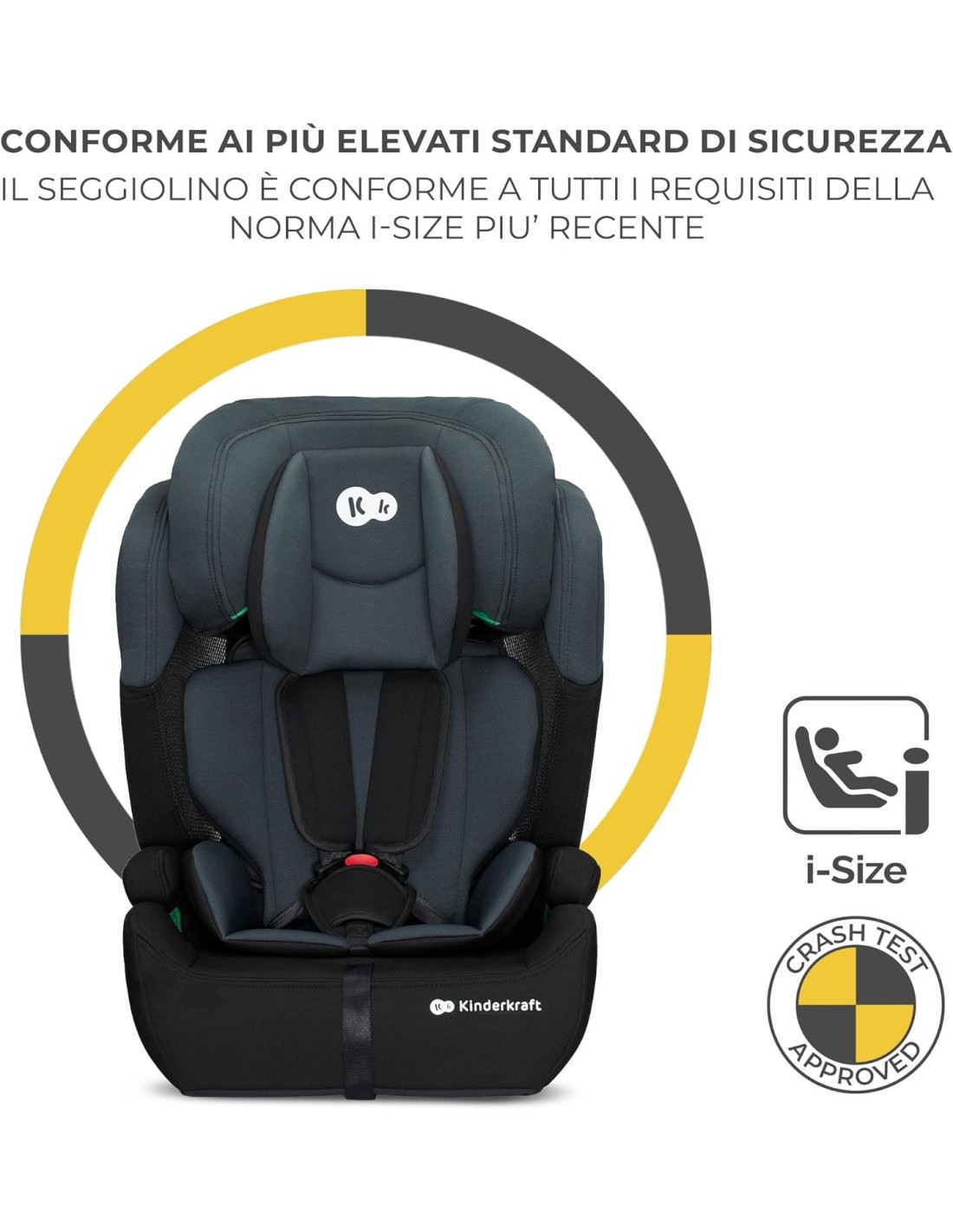 Kinderkraft COMFORT UP I-SIZE Seggiolino Auto 9-36 kg | Shopincasa