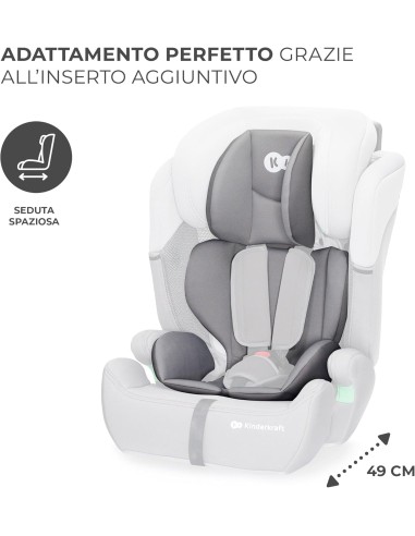 Kinderkraft COMFORT UP I-SIZE Seggiolino Auto 9-36 kg - Regolabile e Sicuro | Shopincasa