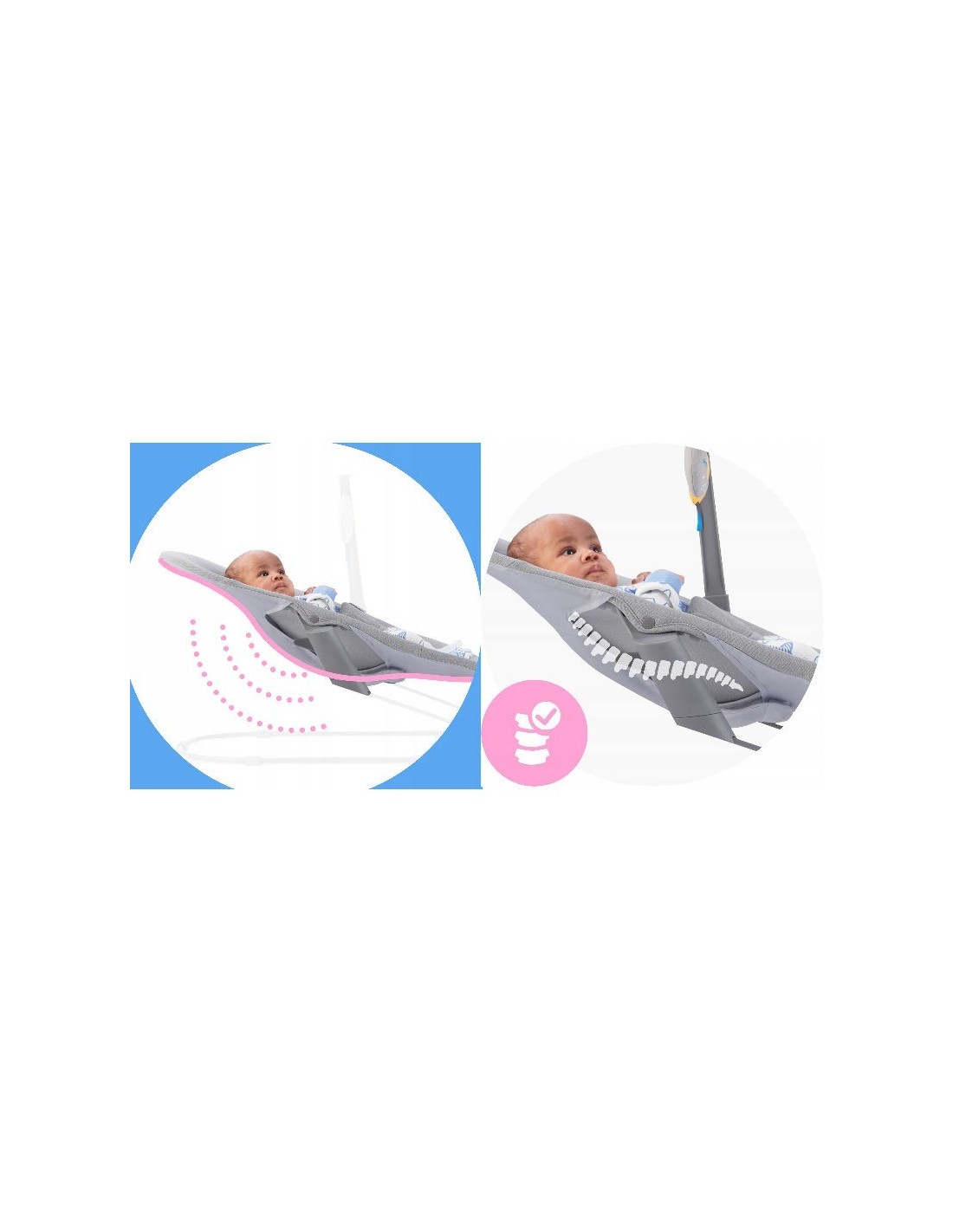 Kinderkraft Seggiolone LIVY + Sdraietta CALMEE 4in1 | Shopincasa.it