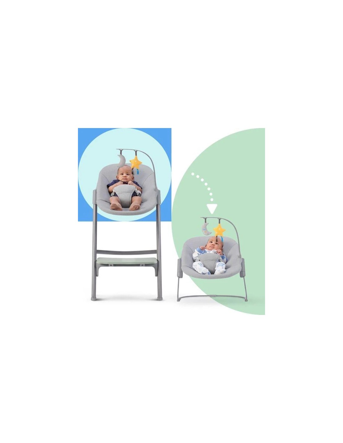 Kinderkraft Seggiolone LIVY + Sdraietta CALMEE 4in1 | Shopincasa.it