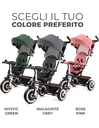 SEGGIOLONI GIRELLI ECC: vendita online Kinderkraft ASTON Triciclo per bambini: versatilità e comfort grey in offerta