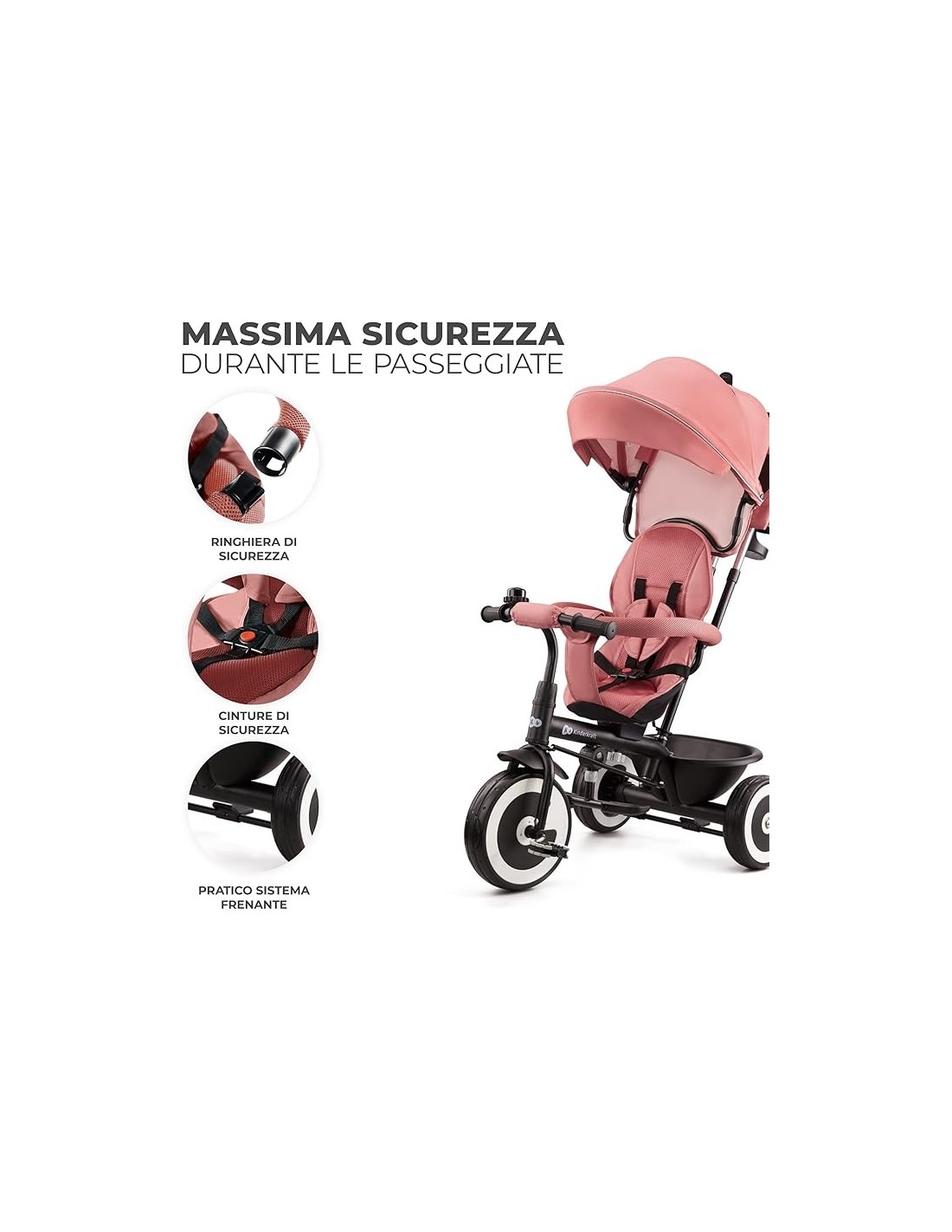 Kinderkraft ASTON Triciclo per Bambini - ShopinCasa.it