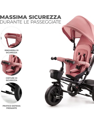 Kinderkraft AVEO Triciclo per Bambini - Rosa | Shopincasa.it