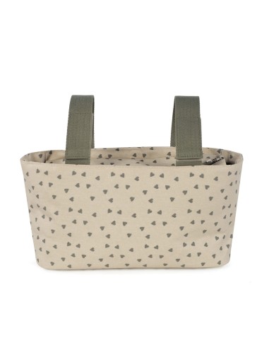 Borsa Organizer Poppy Muschio con Cuori - Shop in Casa