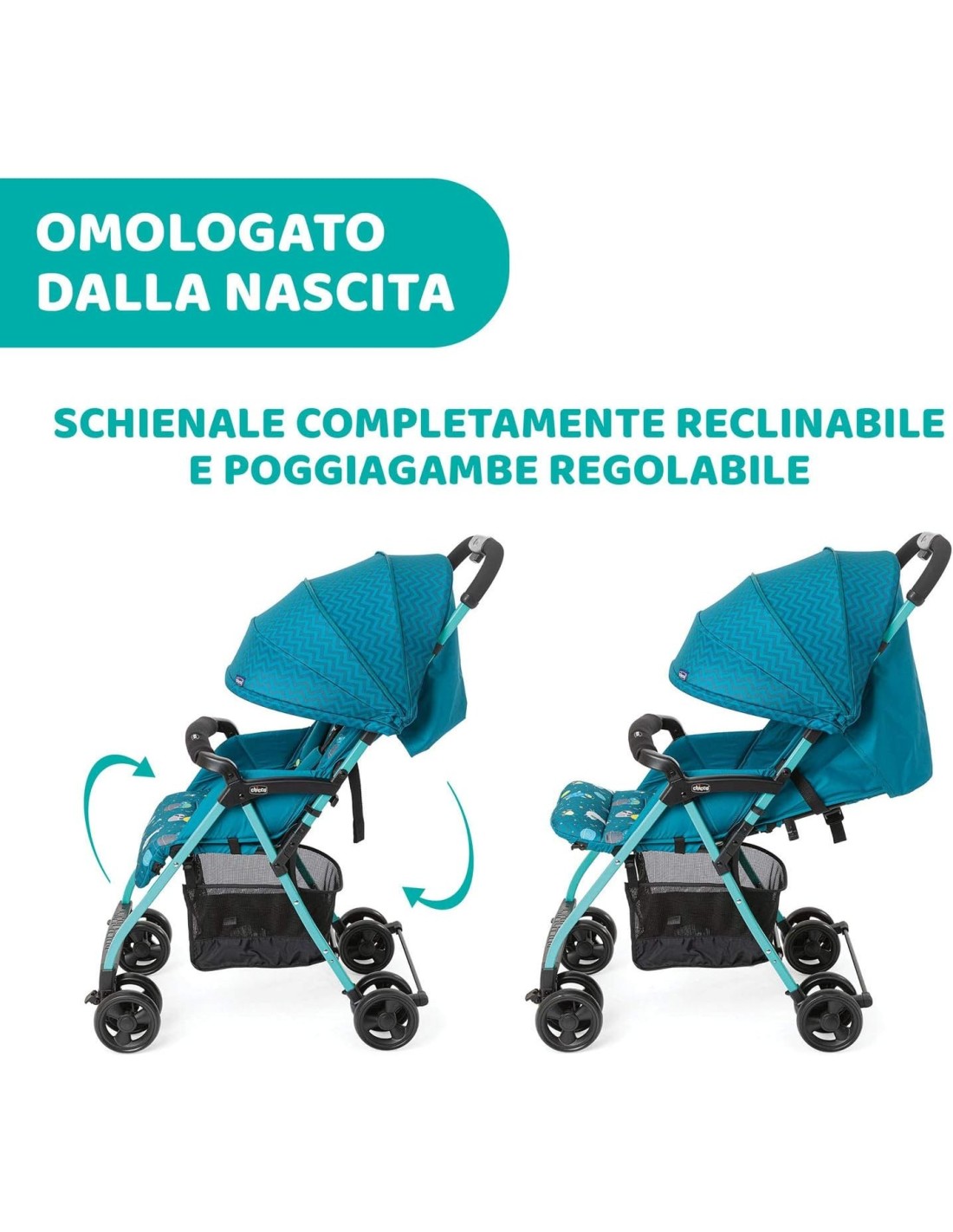 Chicco Ohlalà 3: Passeggino Ultraleggero per Neonati e Bambini