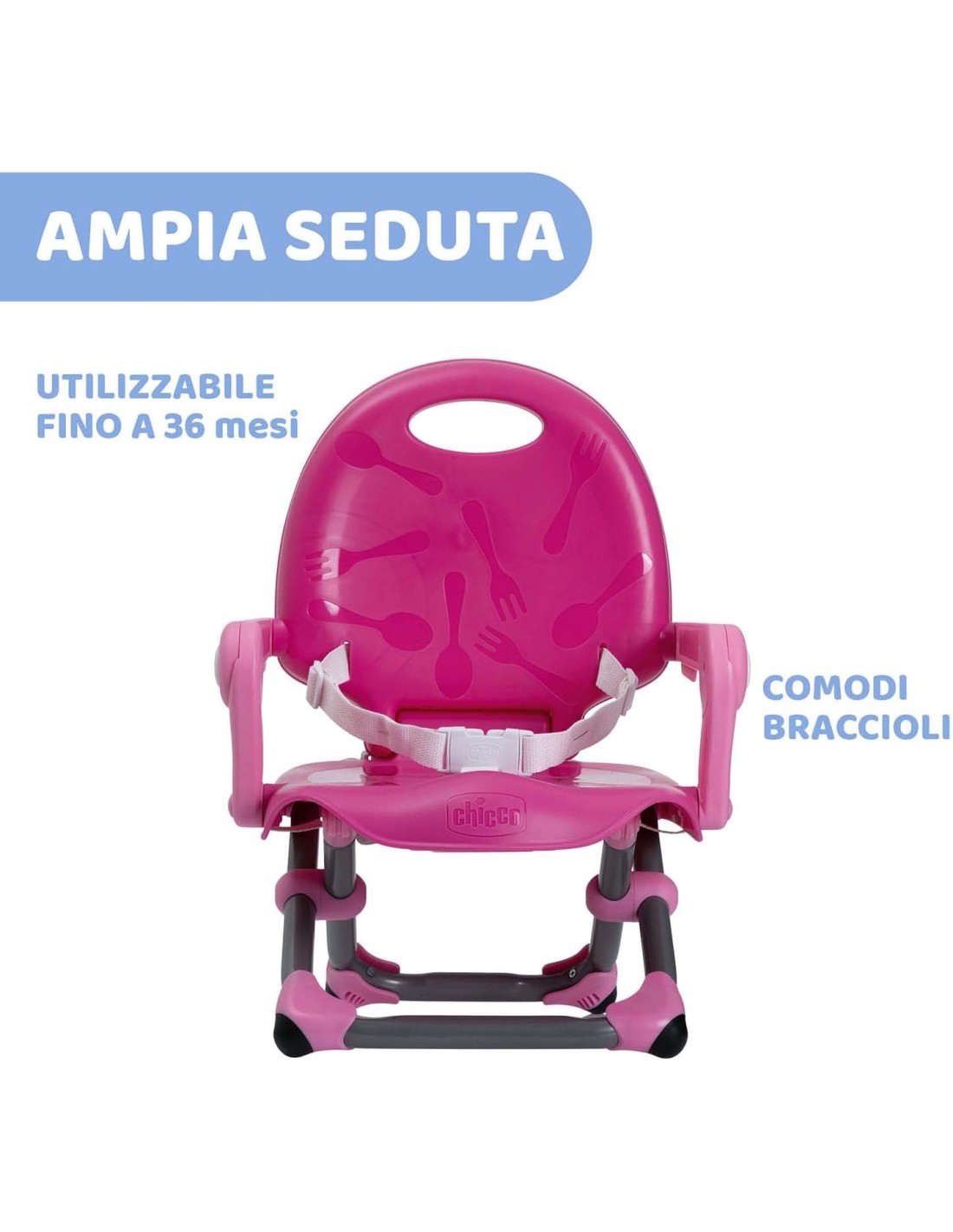 Chicco Pocket Snack: Seggiolino Pappa Portatile per Bambini | Shopincasa.it