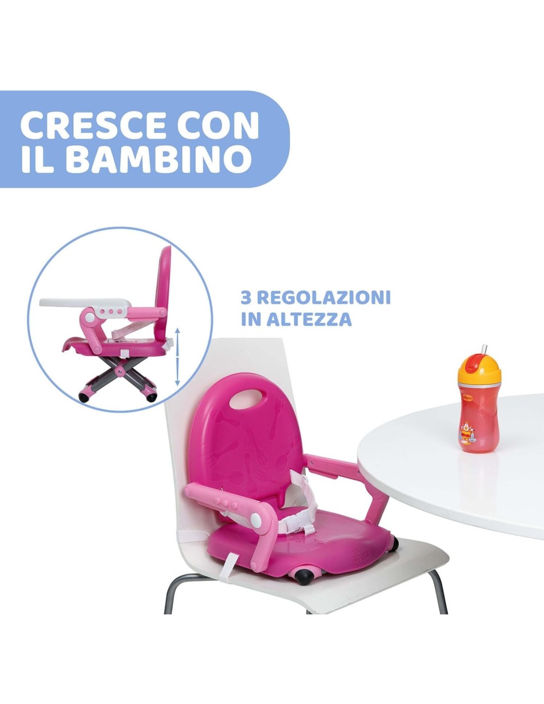 Chicco Pocket Snack: Seggiolino Pappa Portatile per Bambini | Shopincasa.it