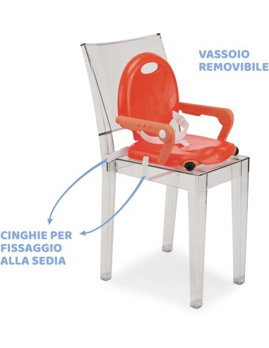 Chicco Pocket Snack: Seggiolino Pappa Portatile per Bambini