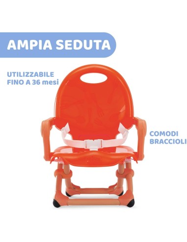 Chicco Pocket Snack: Seggiolino Pappa Portatile per Bambini