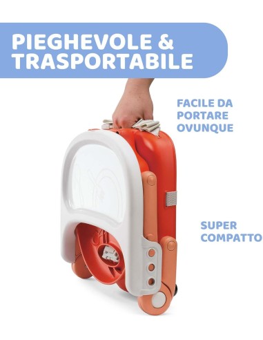 Chicco Pocket Snack: Seggiolino Pappa Portatile per Bambini