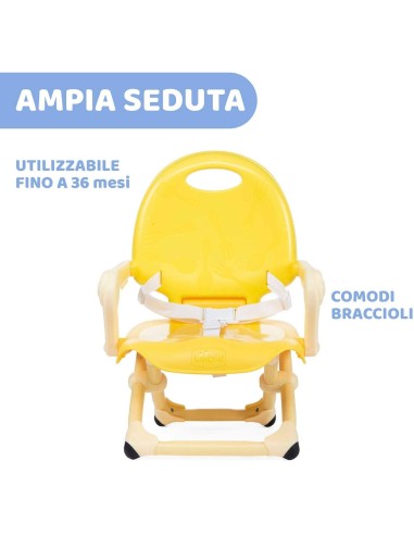 Chicco Pocket Snack: Seggiolino Pappa Portatile per Bambini