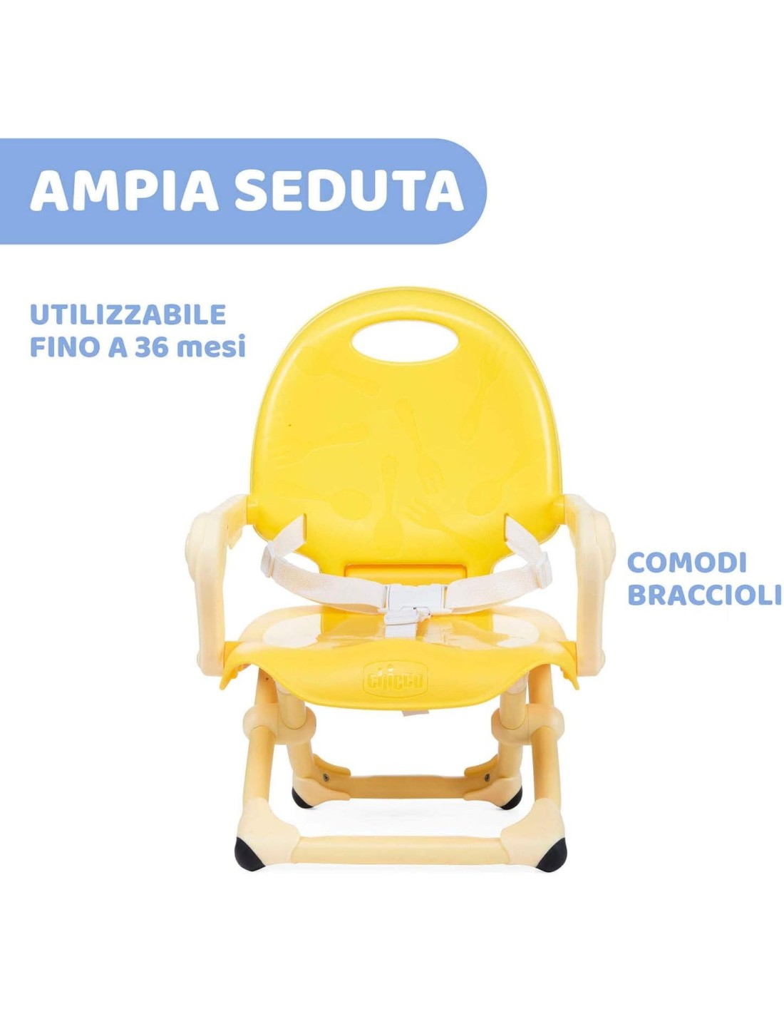 Chicco Pocket Snack: Seggiolino Pappa Portatile per Bambini