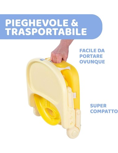 Chicco Pocket Snack: Seggiolino Pappa Portatile per Bambini