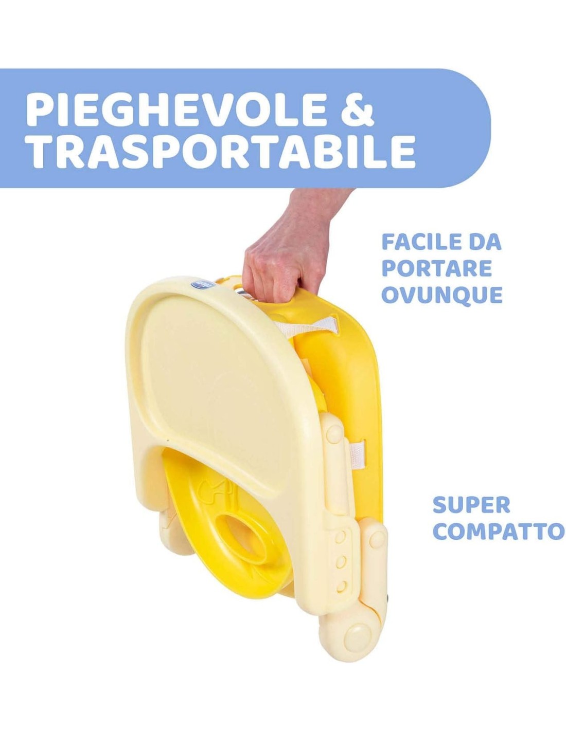 Chicco Pocket Snack: Seggiolino Pappa Portatile per Bambini