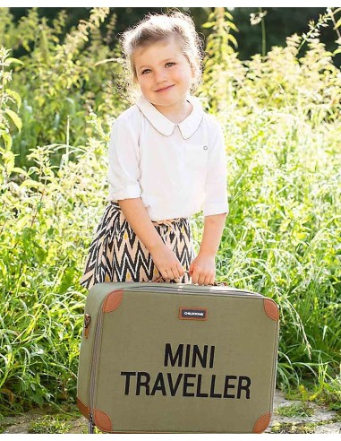 Valigia Bimbi Mini Traveller Khaki - Childhome | Shopincasa.it