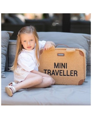 Valigia Bimbi Mini Traveller Teddy Brown | Childhome su Shopincasa.it