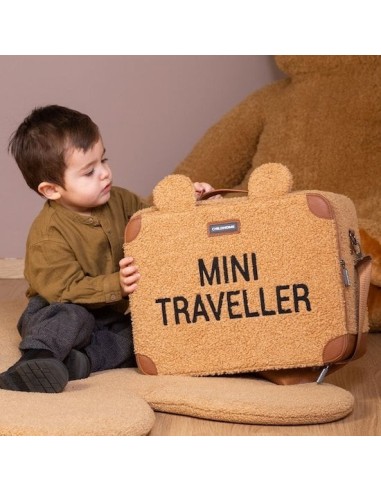 Valigia Bimbi Mini Traveller Teddy Brown | Childhome su Shopincasa.it