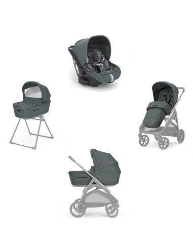 TRIO: vendita online Aptica XT System Quattro Emerald Green Seggiolino Auto Darwin Infant Recline: Eleganza e Versatilità per...