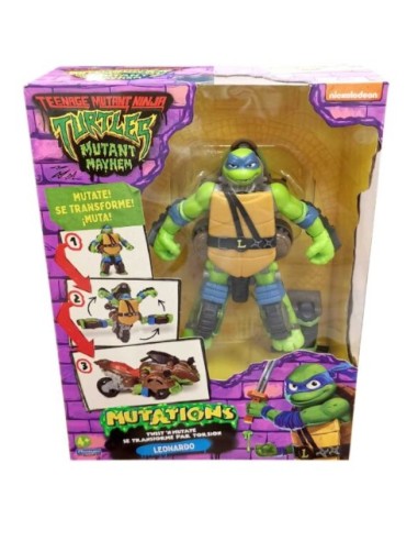 NINJA TURTLES TU845100 LEONARDO TWIST'N MUTATE